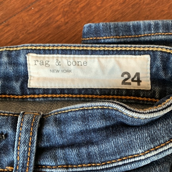 Rag & bone Nina high rise skinny jean size 24 - Picture 6 of 8